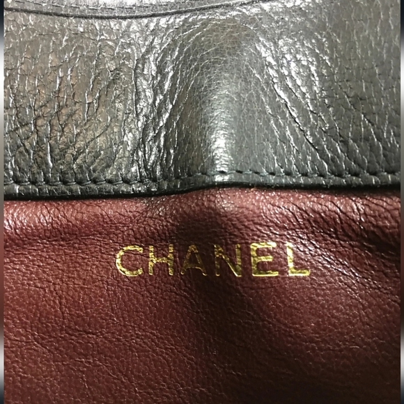 Vintage Rare Chanel Lambskin Leather Quilted Frame Clutch Bag Black France - Picture 10 of 16